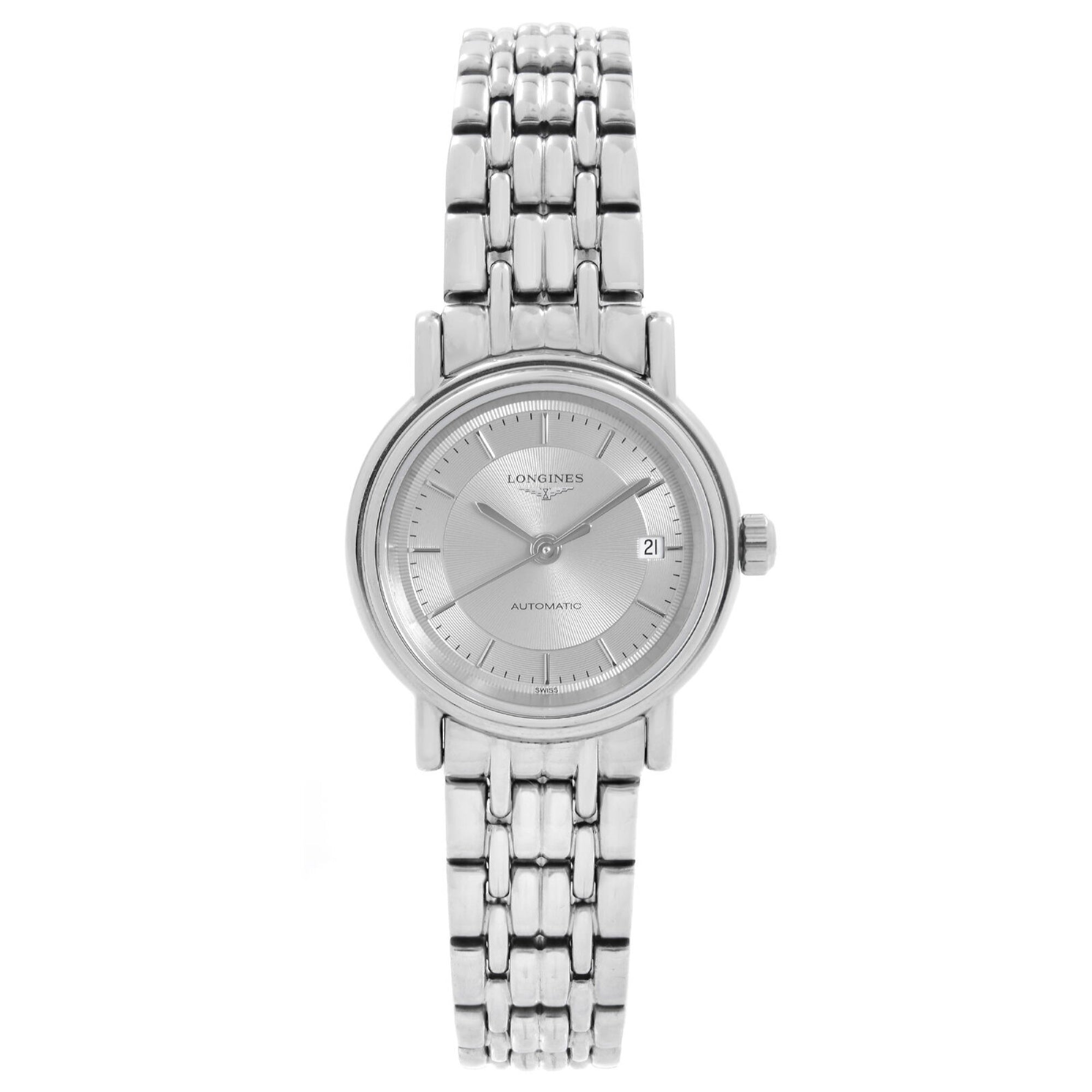 A6EBE72B-D984-98B0-C7AC-F79B6CF06325.jpg Longines Men's L4.321.4.78.6 Presence Stainless Steel Watch - Image 1
