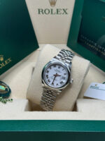 Rolex Lady-Datejust 279160  Oyster Perpetual 28mm White Dial Oyster Bracelet - Image 6