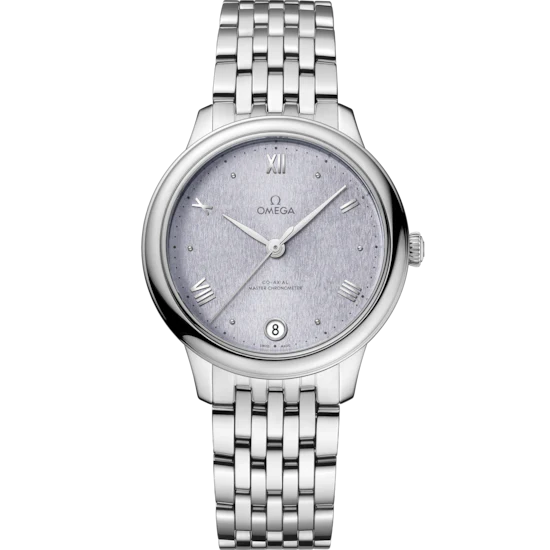 A7E55338-E7CF-8232-4D7C-91EB8932A5F5.png Omega De Ville Prestige 34mm Blue Dial Stainless Steel Bracelet 434.10.34.20.03.001 - Image 1