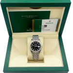Rolex  Datejust 36mm 126284 Black Dial Jubilee bracelet - Image 8