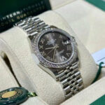 Rolex Datejust m278384RBR-0031/0032 Dark Grey 31mm Dial Oyster Watch - Image 3