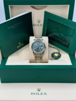 Rolex  Datejust 36mm 126200 Mint Green Dial Stainless Steel Oyster Bracelet Watch - Image 7