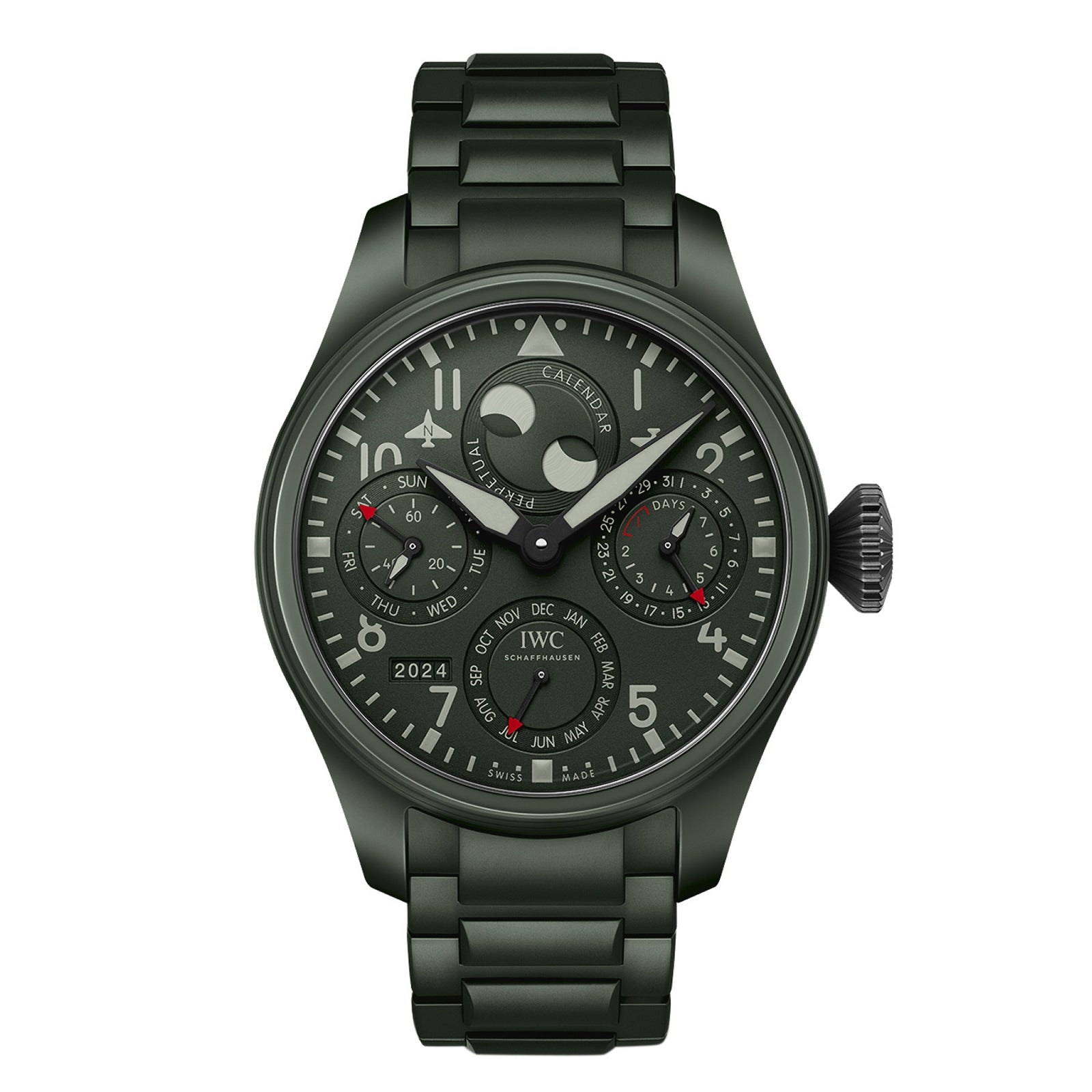 A88CE4A2-B30C-712E-B26F-539C3A294C1C.jpg IWC Big Pilot's Watch Perpetual Calendar Top Gun Woodland 46.5mm IW503101 - Image 1