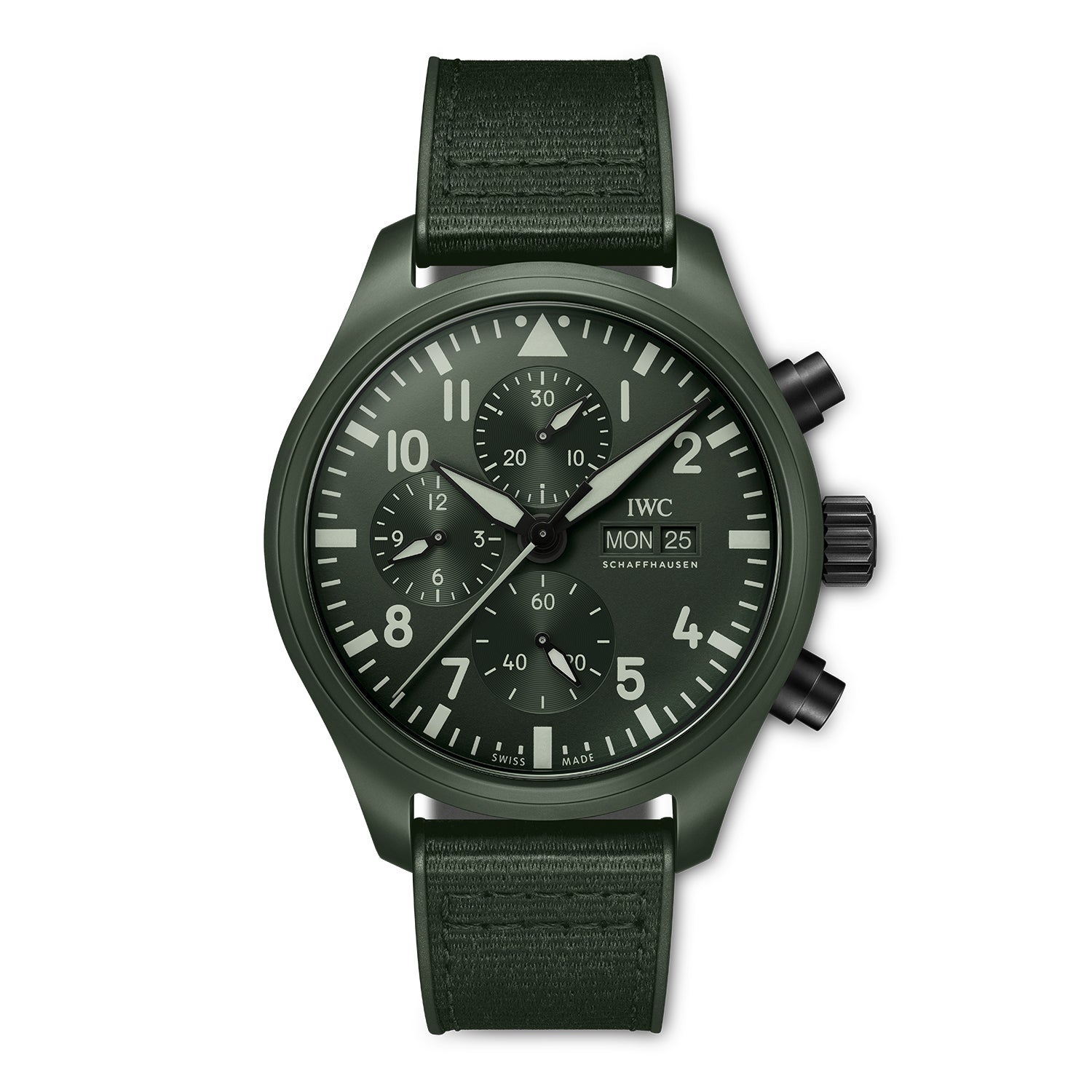 A891696F-E50B-00DF-4F87-0BD480A567DD.jpg IWC Pilot's Watch Chronograph Top Gun Woodland 45mm IW389106 - Image 1