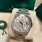 Rolex  Datejust 36mm 126231 Silver Palm Motif Dial Oyster Bracelet - Image 5