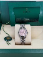 Rolex Lady-Datejust 28mm 279174 Pink Diamond Dial Oyster Bracelet - Image 3