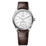 Rolex 1908 White Gold White Dial Brown Alligator Strap - 52509-0006