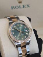 Rolex Datejust m278383RBR-0029/0030 31mm Olive Green Dial Oyster Bracelet - Image 6