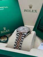Rolex Datejust m278381-0025/0026 Mother-of-Pearl Diamond 31mm Dial Diamond-Set Bezel and Oyster Bracelet Watch - Image 16