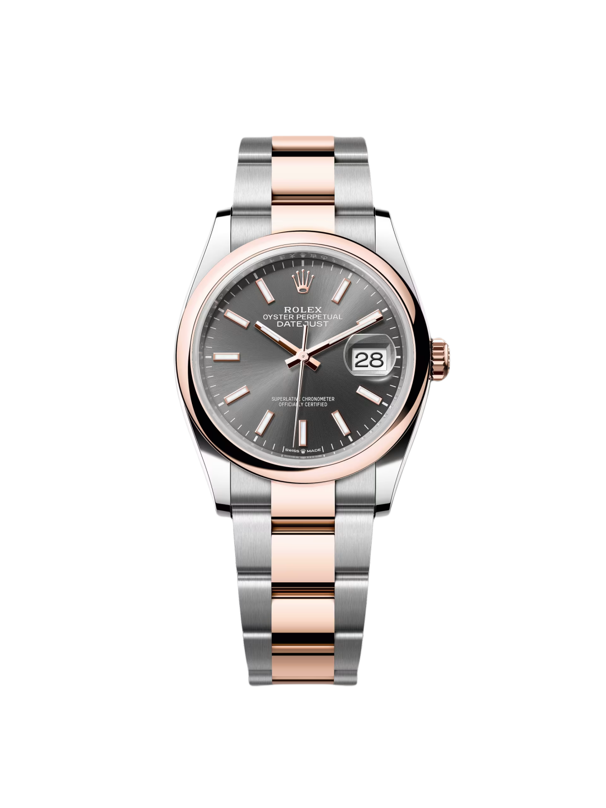 AA744944-0B51-B150-5503-10C49C3D240B.png Rolex Datejust 36mm 126201 Slate Dial Oyster Bracelet Watch - Image 1