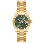 Rolex Datejust m278278-0046 Olive Green Floral Motif 31mm President Bracelet Watch - Image 2