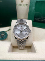 Rolex  Datejust 36mm 126234 White Roman Dial Oyster Stainless Steel Mens - Image 3