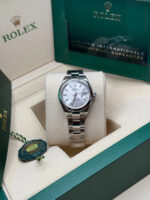 Rolex Lady-Datejust 28mm  m279160 Oyster Perpetual Silver Dial Oyster Bracelet - Image 9