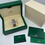Rolex  Datejust 36mm 126281 Slate Fluted Motif Diamond Dial Diamond Bezel and Oyster Bracelet - Image 10