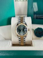 Rolex Datejust m278273-0015/0016 31mm Olive Green Dial Stainless Steel and Yellow Gold Oyster Watch - Image 8