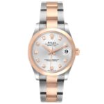 Rolex Datejust m278241-0015/0016 Silver 31mm Dial Oyster Bracelet Watch - Image 3