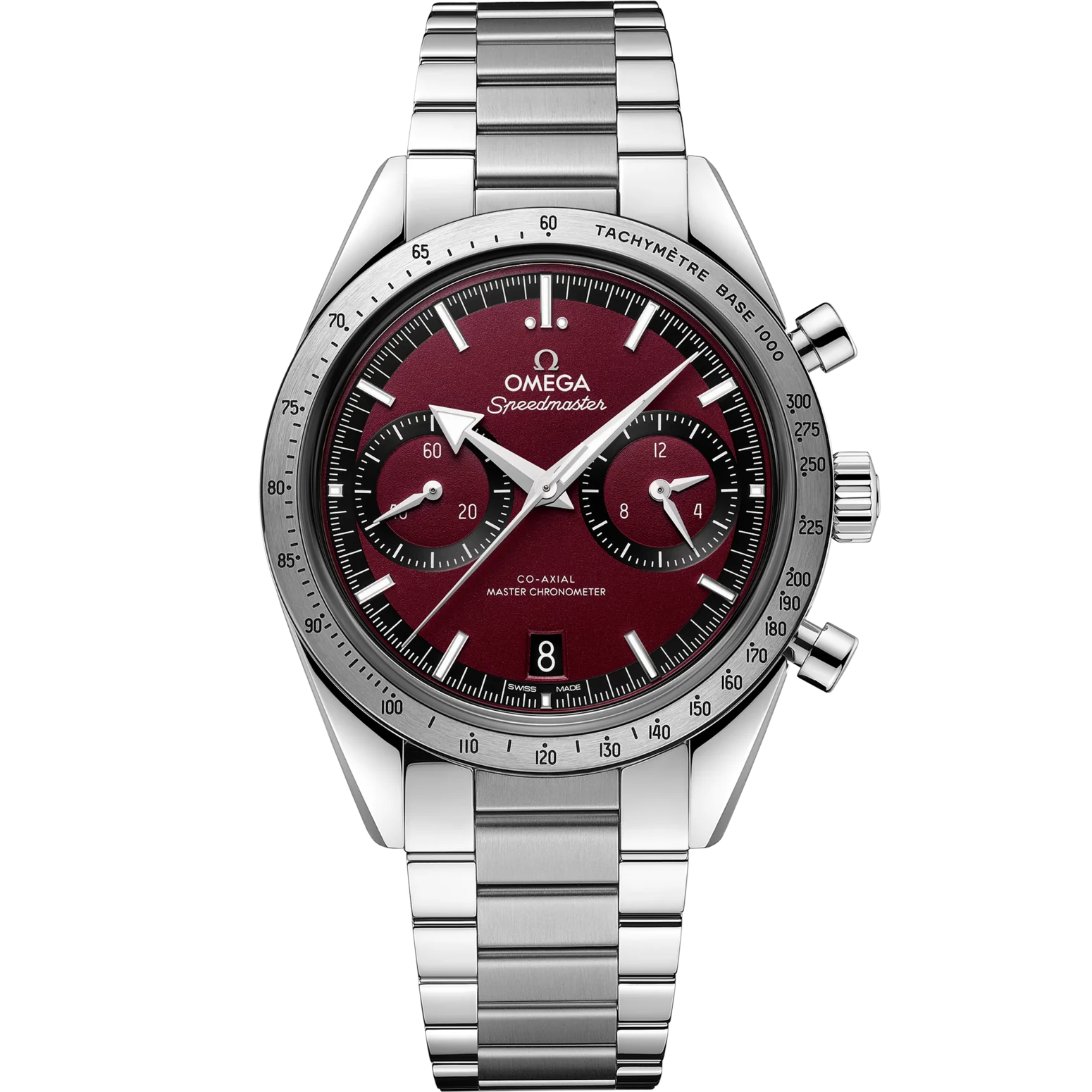 ABC49DBC-4BCD-5662-2F12-69EC816E4DC0.png Omega Speedmaster '57 40.5mm Red Dial Stainless Steel Bracelet 332.10.41.51.11.001 - Image 1