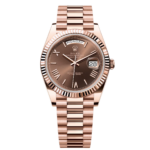 Rolex  Day-Date President 40mm Everose Gold Chocolate Roman Dial - 228235