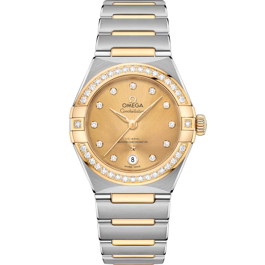 ACABE91C-4F83-45D8-2D8D-F468B583C4BF.avif Omega Constellation Ladies' Selection 29mm steel ‑ yellow gold on steel ‑ yellow gold 131.25.29.20.58.001 - Image 1