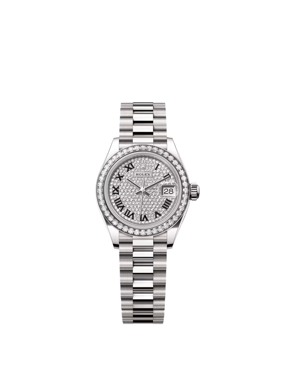 AD0E2460-803C-5AD7-86A7-1B3FAA9936A0.png Rolex Lady-Datejust 28mm 279139RBR-0014 Diamond-Paved Dial White Gold Bracelet - Image 1