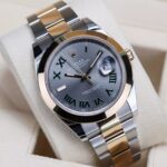 Rolex Datejust 41mm 126303 Slate Roman Oyster Steel and Yellow Gold Mens Watch - Image 6