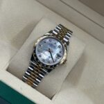 Rolex Datejust m278343 31mm White Mother-of-Pearl Dial Yellow Rolesor Jubilee Watch - Image 6