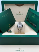 Rolex Lady-Datejust 28mm  m279160 Oyster Perpetual Silver Dial Oyster Bracelet - Image 10