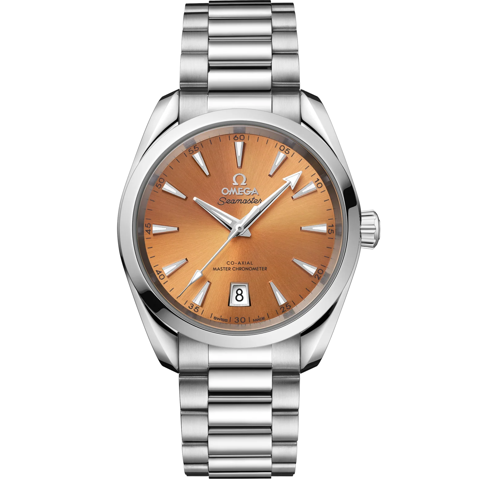 ADFDD309-82F7-2969-07FC-8F7EDDA74BEF.png Omega Seamaster Aqua Terra Shades 38mm Saffron Dial Stainless Steel Bracelet 220.10.38.20.12.001 - Image 1