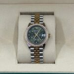 Rolex Datejust m278383-0031/0032 31mm Green Floral Dial Oyster Bracelet - Image 3