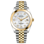 Rolex Datejust 41mm 126303 White MOP Diamond Jubilee Steel and Yellow Gold