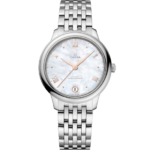 Omega De Ville Prestige 34mm White Dial Stainless Steel Bracelet 434.10.34.20.05.001