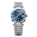 Rolex Day-Date 128236-0023 Blue Diamond Dial 36mm