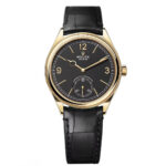Rolex 1908 Yellow Gold Black Dial Black Alligator Strap - 52508-0002