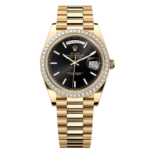 Rolex Day-Date 40mm 228398TBR-0041 Bright Black Dial President Watch