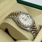 Rolex  Datejust 36mm 126281 Silver Palm Index Dial Jubilee Bracelet - Image 13
