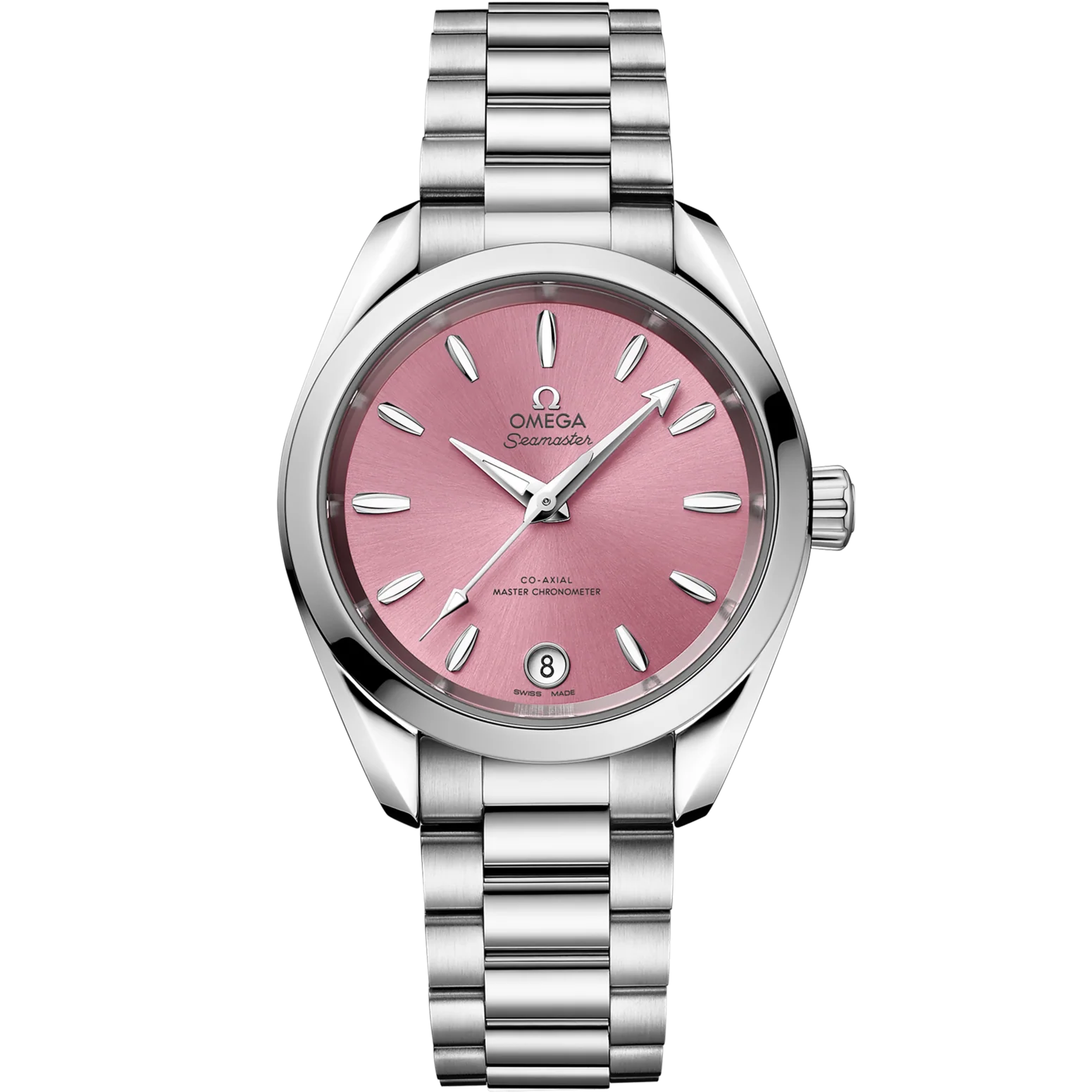 B00425B4-0C68-FF75-3EEF-EDFC7408DD7E.png Omega Seamaster Aqua Terra Shades 34 mm Shell pink Dial Stainless Steel Bracelet 220.10.34.20.10.003 - Image 1