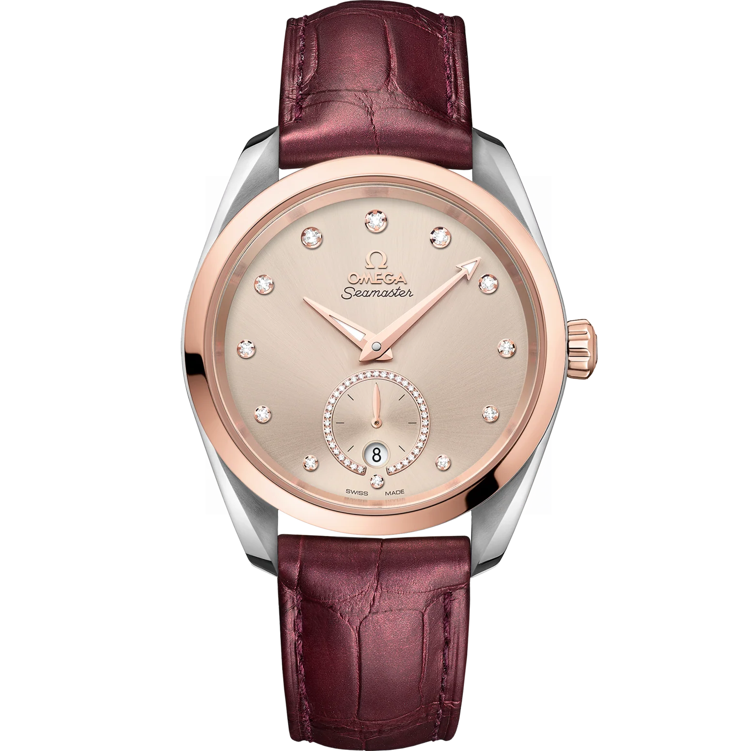 B0782B13-B31E-3A1B-A2F7-3F93C72031C3.png Omega Seamaster Aqua Terra 150M 38 mm Linen Dial Stainless Steel and Sedna™ 18k Rose Gold Strap 220.23.38.20.59.001 - Image 1