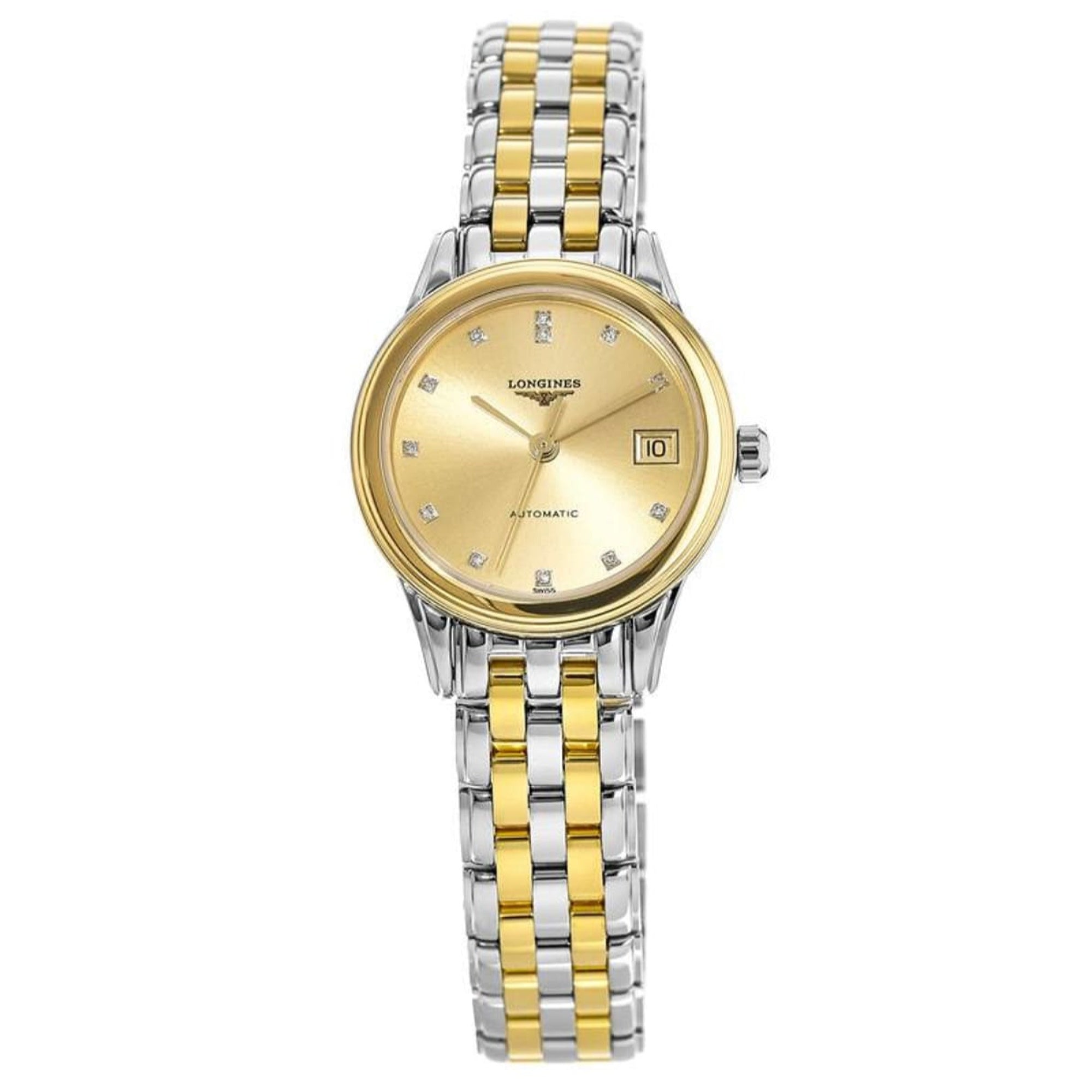 B11314FA-EE5B-E2C0-DC2A-EA1E1E80A0C2.jpg Longines Women's L4.274.3.37.7 La Grande Classique Diamond Two-Tone Stainless Steel Watch - Image 1