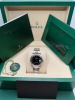 Rolex Datejust m278240-0001/0002 31mm Black Roman Domed Bezel Oyster Oystersteel - Image 10
