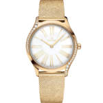 Omega De Ville Trésor 36mm White Dial with Diamonds Moonshine™ 18k Rose Gold Bracelet 428.55.36.60.04.001