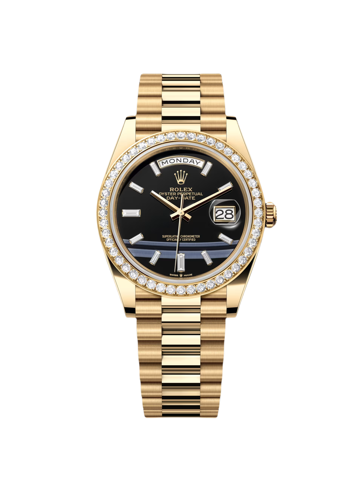 B1C11362-595C-1A67-F345-7D6AF8A299B5.png Rolex Day-Date 40mm Black Onyx Dial 228348RBR-0039 - Image 1
