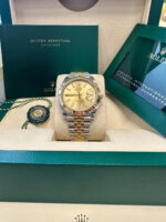 Rolex  Datejust 41mm 126333 Champagne Index Jubilee Steel and Yellow Gold Mens Watch - Image 10