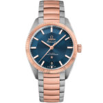 Omega Constellation Globemaster 39mm Blue Dial Steel ‑ Sedna™ 18k Rose Gold and Stainless Steel Bracelet 130.20.39.21.03.001