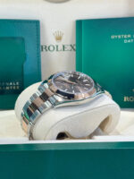 Rolex Datejust 41mm 126301 Chocolate Index Oyster Steel and Everose Gold Watch - Image 9