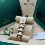 Rolex Datejust m278273-0031/0032 31mm Olive Green Floral Motif Dial Stainless Steel and Yellow Gold Oyster Watch - Image 6