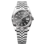 Rolex  Datejust 41mm 126334 Dark Rhodium Index Jubilee Stainless Steel