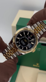Rolex  Sky-Dweller 42mm 336933-0004 Two-Tone Yellow Gold Black Dial Jubilee - Image 9