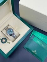 Rolex Datejust m278344-0019/0020 Mint Green Dial 31mm Domed Diamond Oyster Watch - Image 15