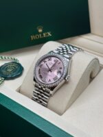 Rolex Datejust m278384RBR-0027/0028 Pink 31mm Dial Oyster Watch - Image 14