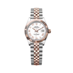 Rolex Lady-Datejust 28mm 279171 White Roman Oyster Stainless Steel and Rose Gold